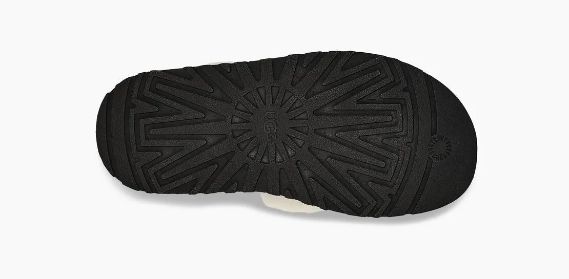 UGG Womens Disco Cross Slide - Black / White