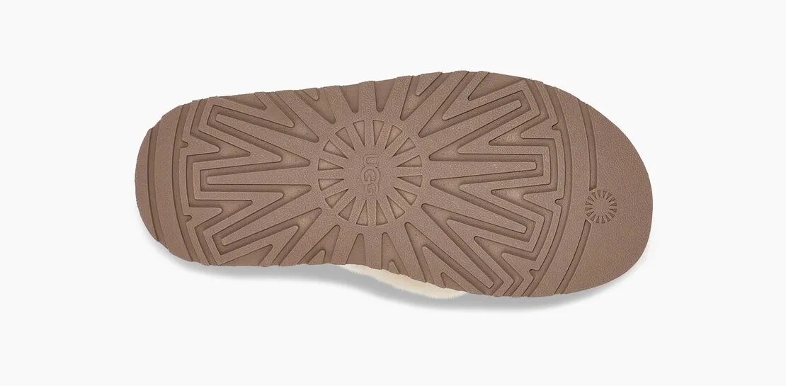 UGG Womens Disco Cross Slide - Chestnut