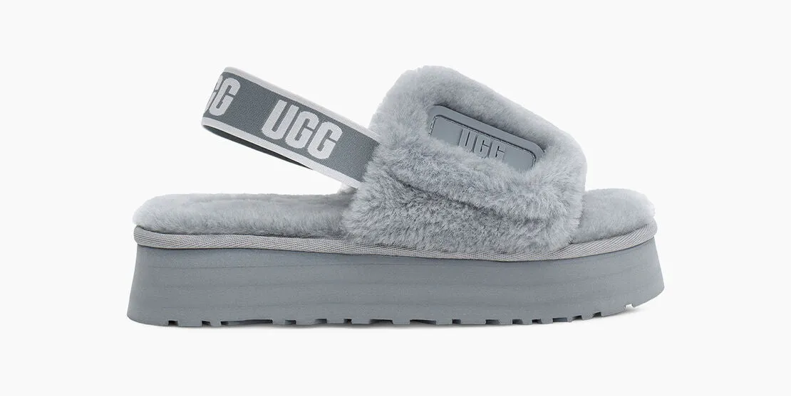 UGG Womens Disco Slide - Ash Fog