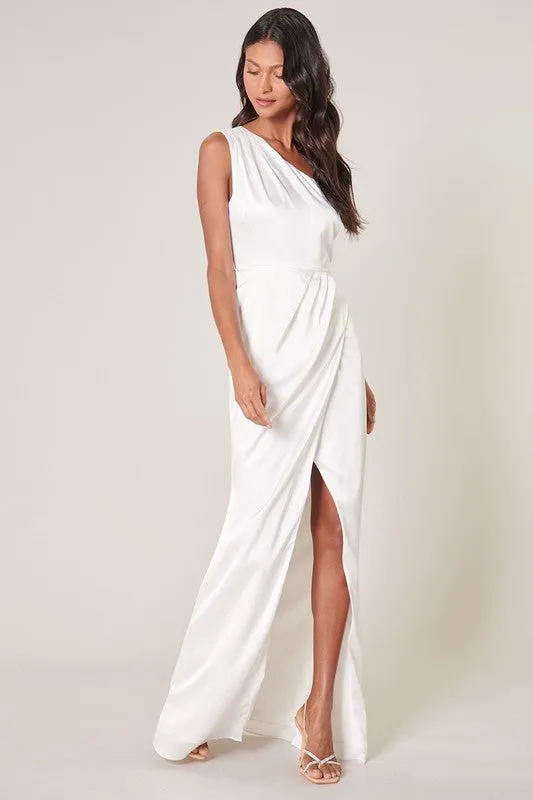 Venus Cut Satin Dress