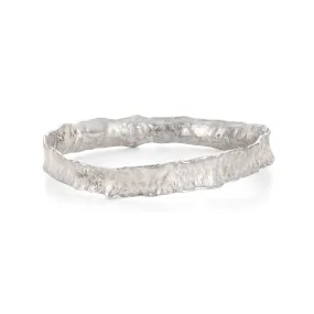 Wave Bangle Silver