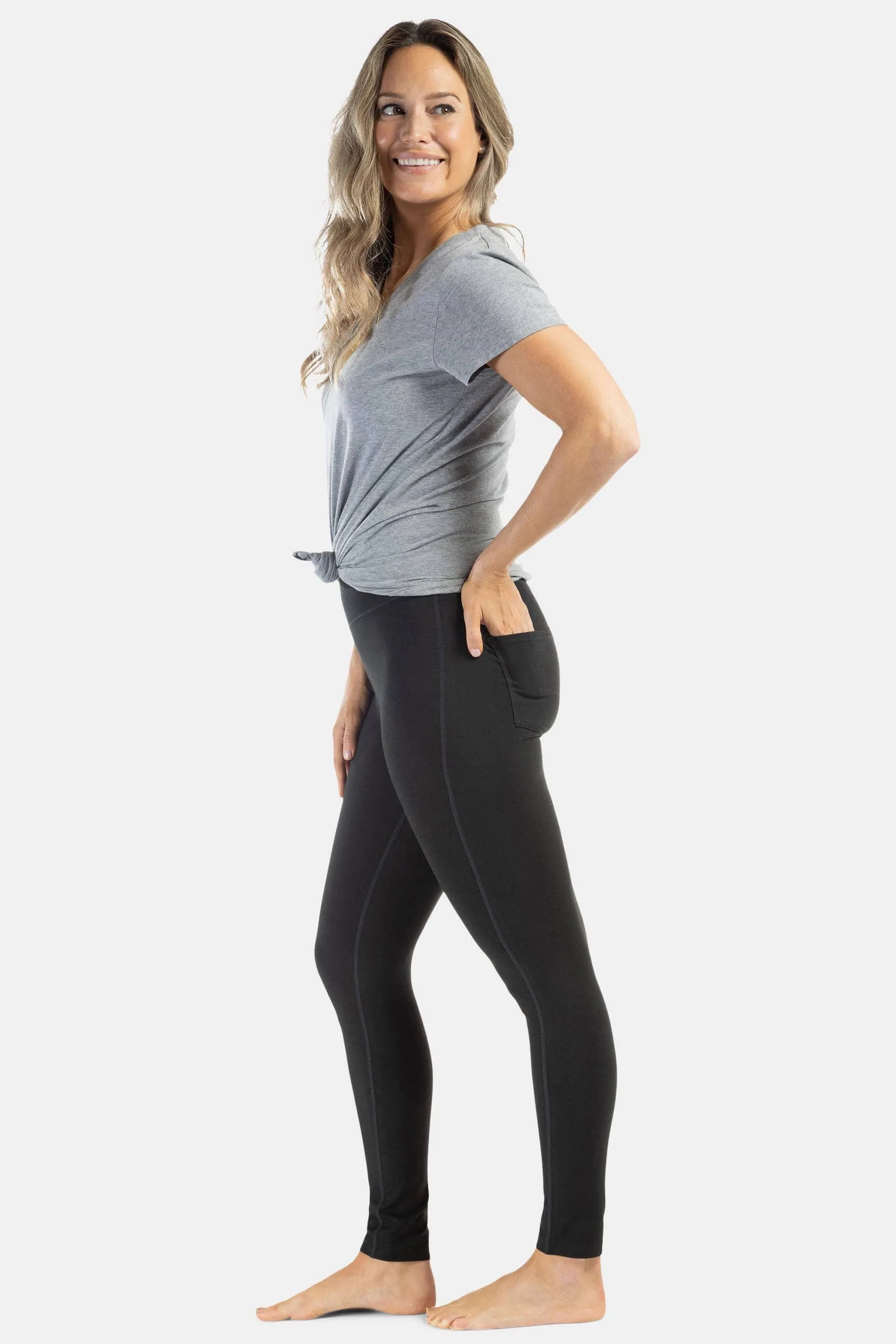 Women’s EcoFabric™ Ankle Length Legging With Back Pockets