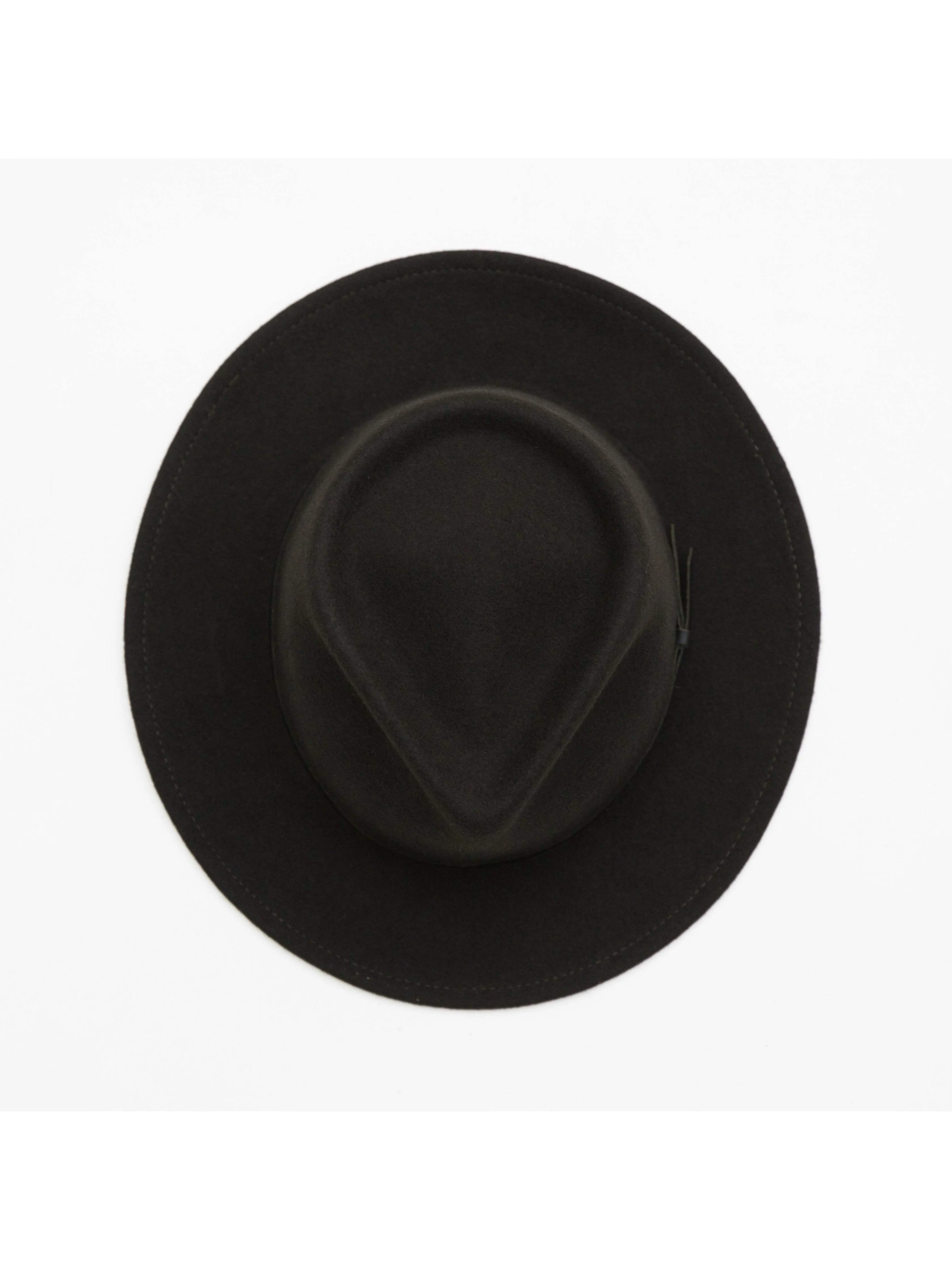 Yellow 108 Eastwood Hat - Dark Brown