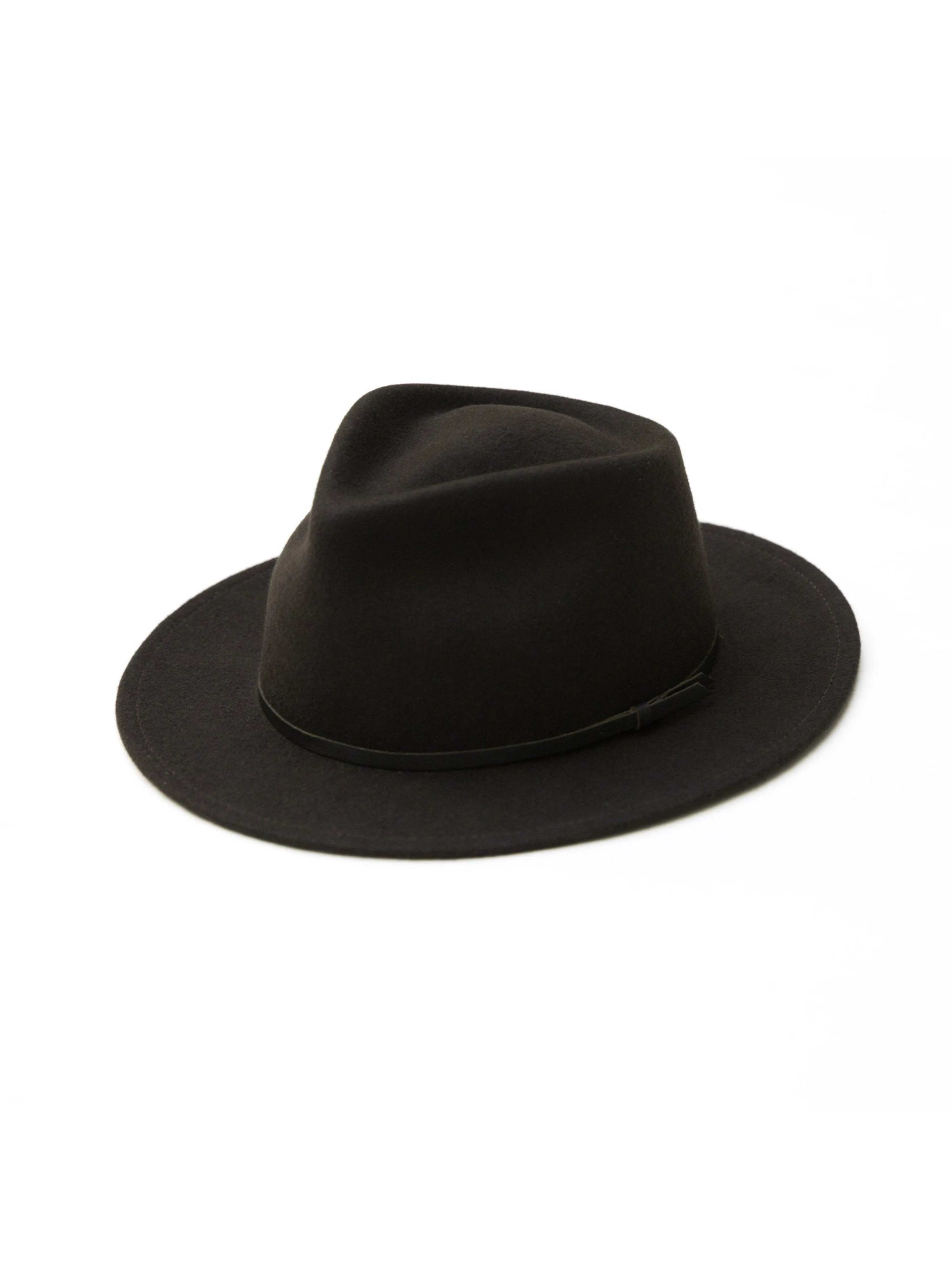 Yellow 108 Eastwood Hat - Dark Brown